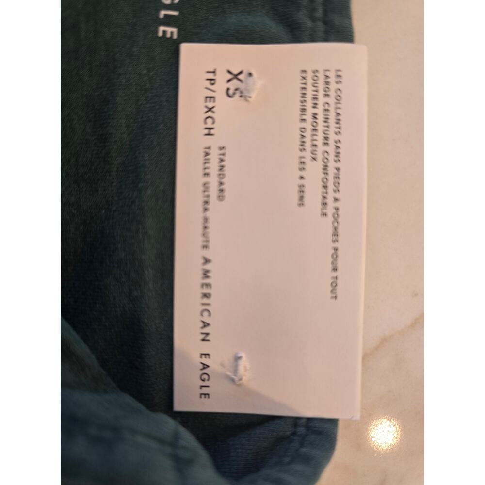 American Eagle Green Pocket Leggings Size XS NWT - Picture 7 of 9